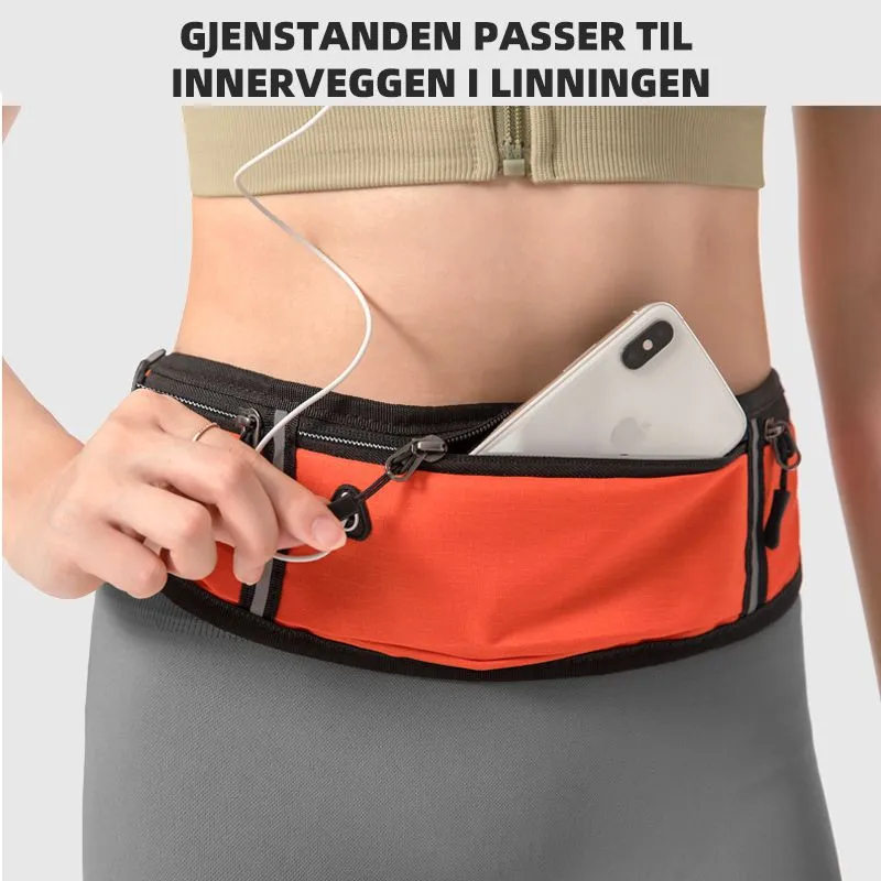 Sports belt waist pack for active lifestyles