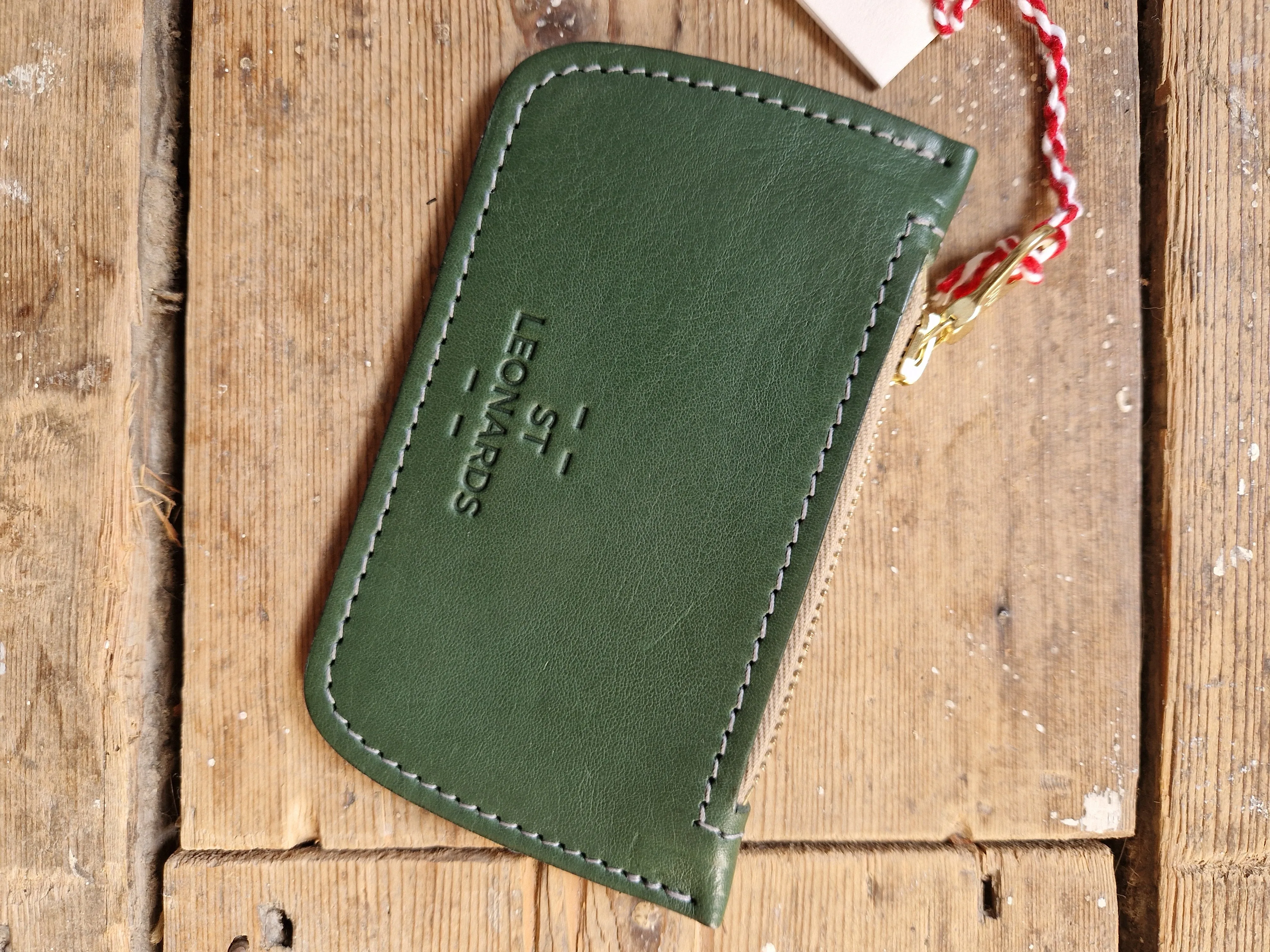 ST LEONARDS UNISEX COIN PURSE Green