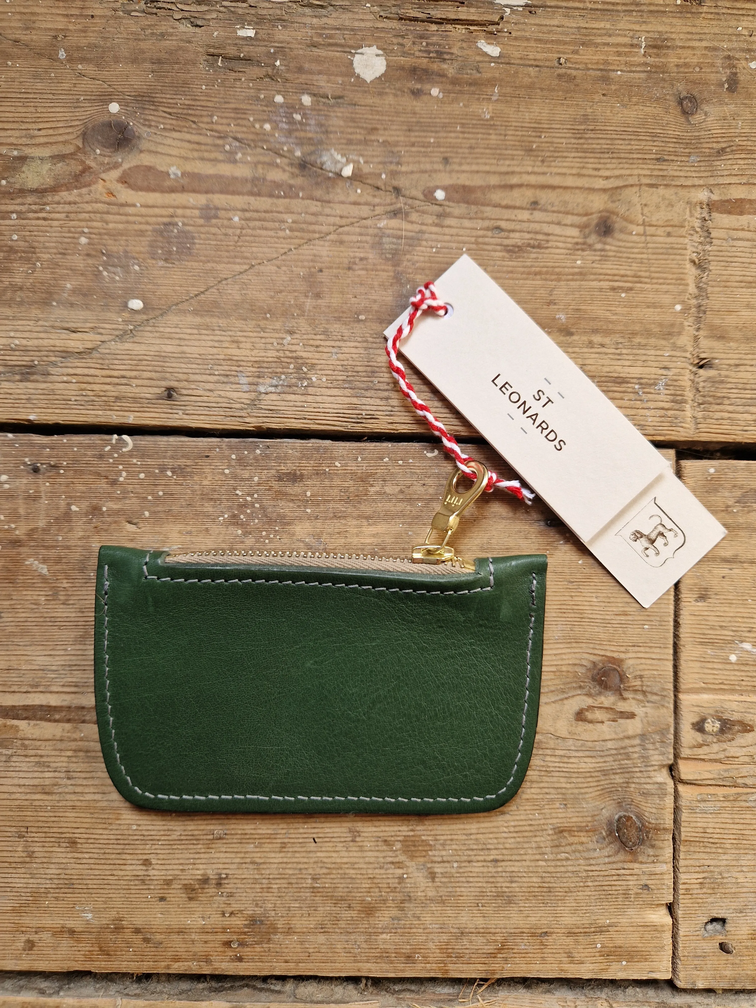 ST LEONARDS UNISEX COIN PURSE Green