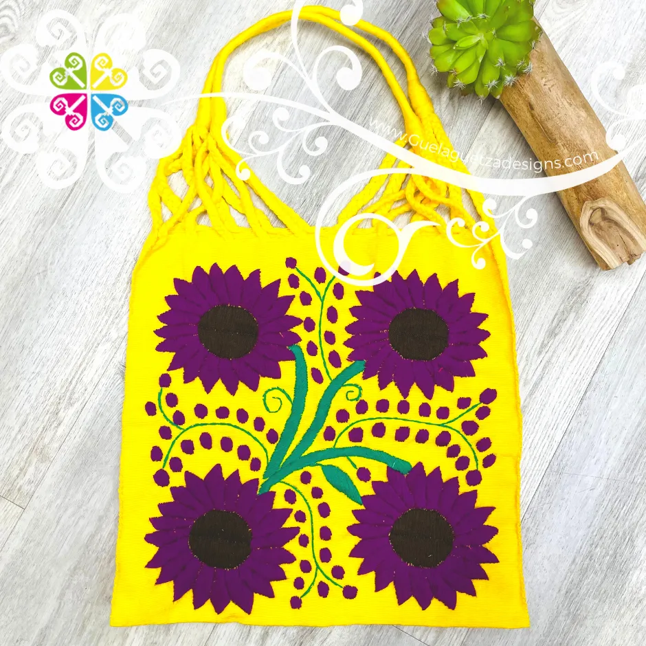 Sunflowers Tote Bag - Hand Embroider Bag