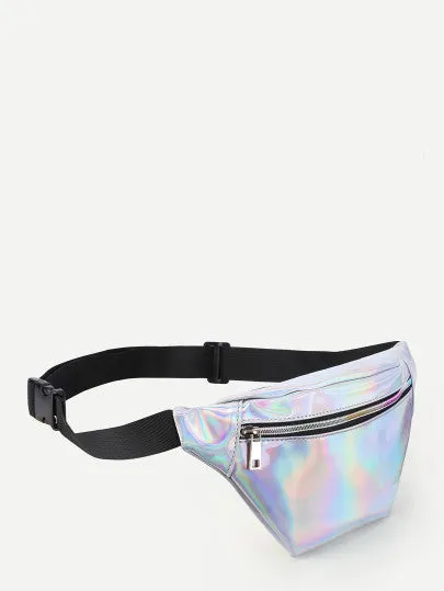 Super retro reflective fanny pack bag