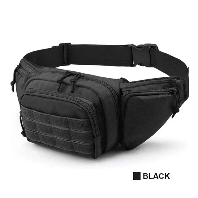 Tactical Waist Bag Concealed Gun Carry Pouch Military Pistol Holster Fanny Pack Sling Shoulder Bags for Outdoor Hunting Camping