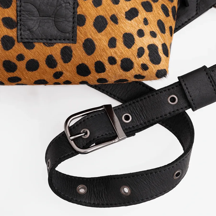 Thandana Animal Print Leather Ari Bum Bag - Fanny Pack