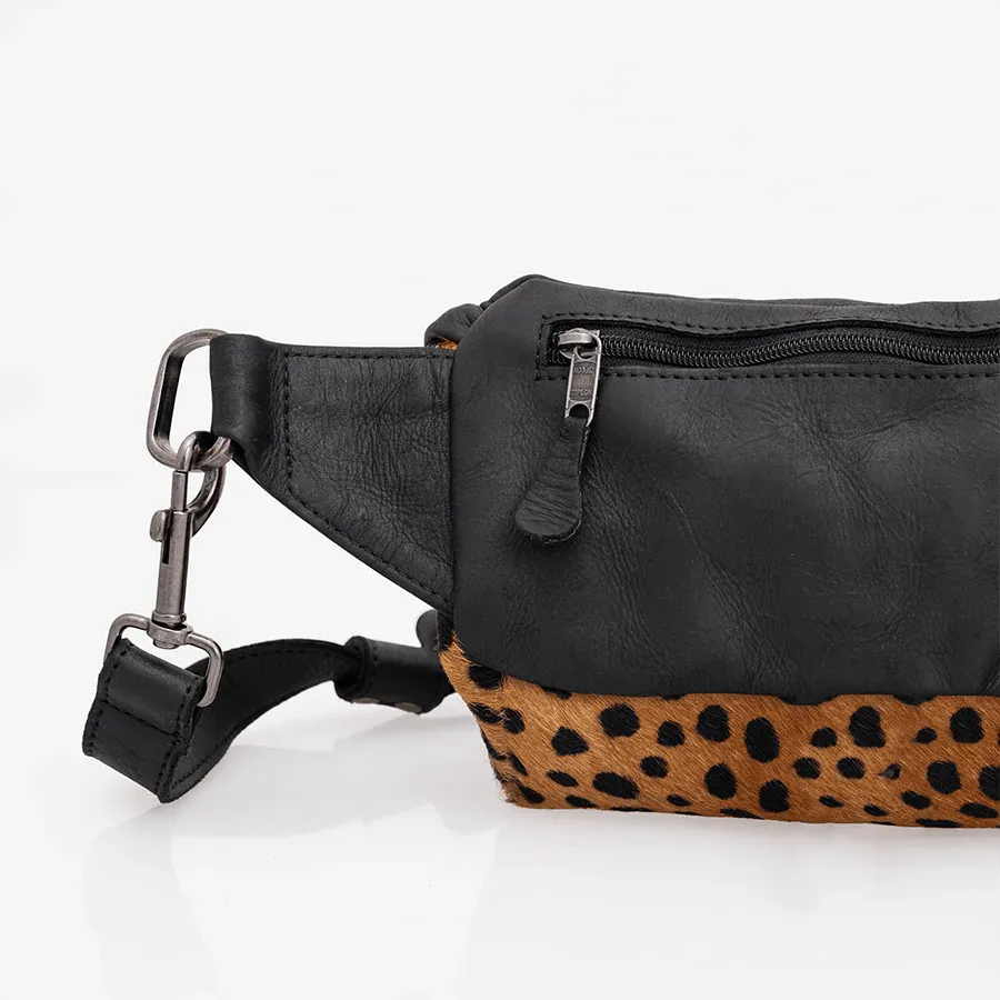 Thandana Animal Print Leather Ari Bum Bag - Fanny Pack