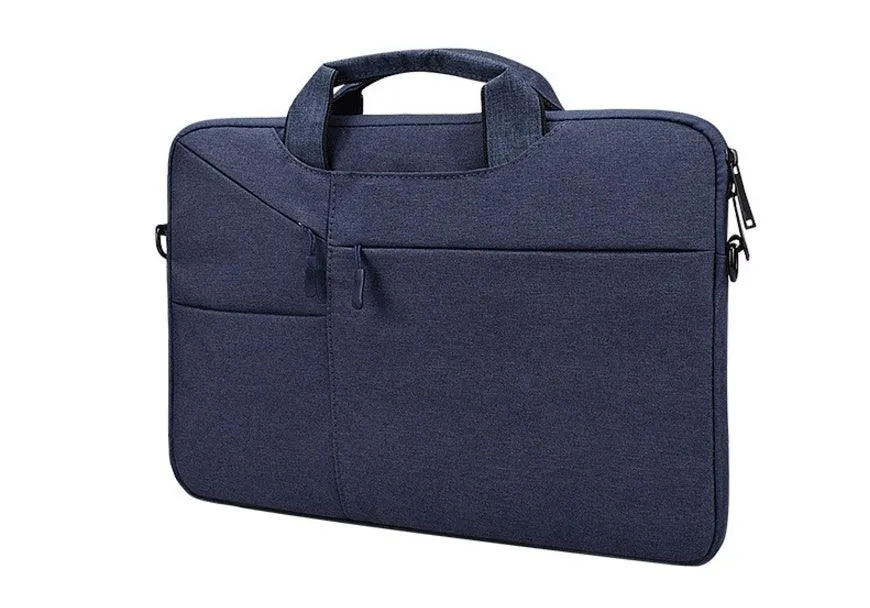 The Latest Casual Business Inner Padded Laptop Bag-NavyBlue