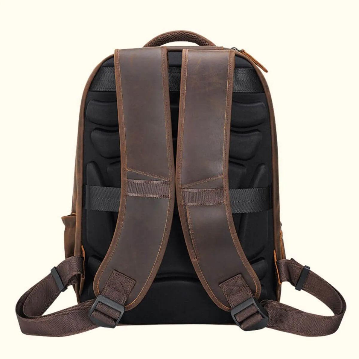 The Vintage Lariat - Leather Laptop Backpack for Men