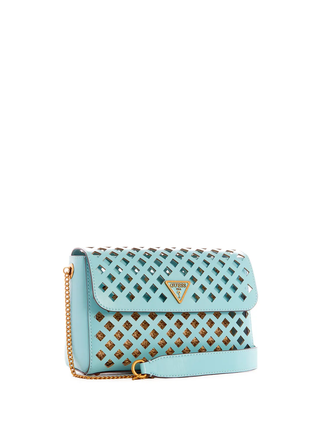 Turquoise Aqua Crossbody Bag