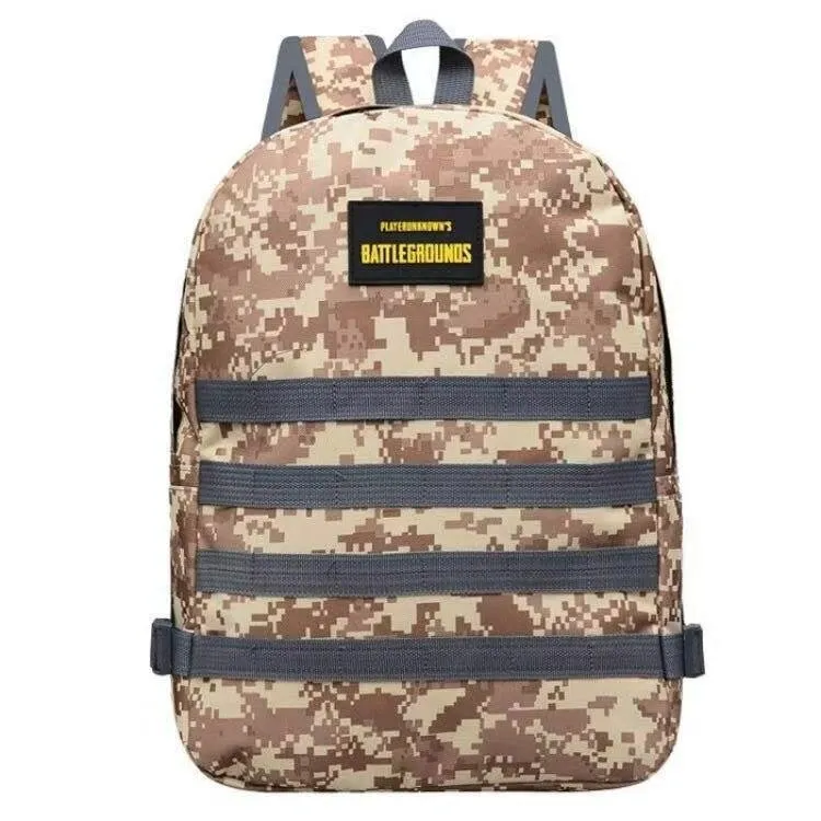 Unisex Camouflage Oxford Cloth Student School Bag Fashion Game Trend Backpack