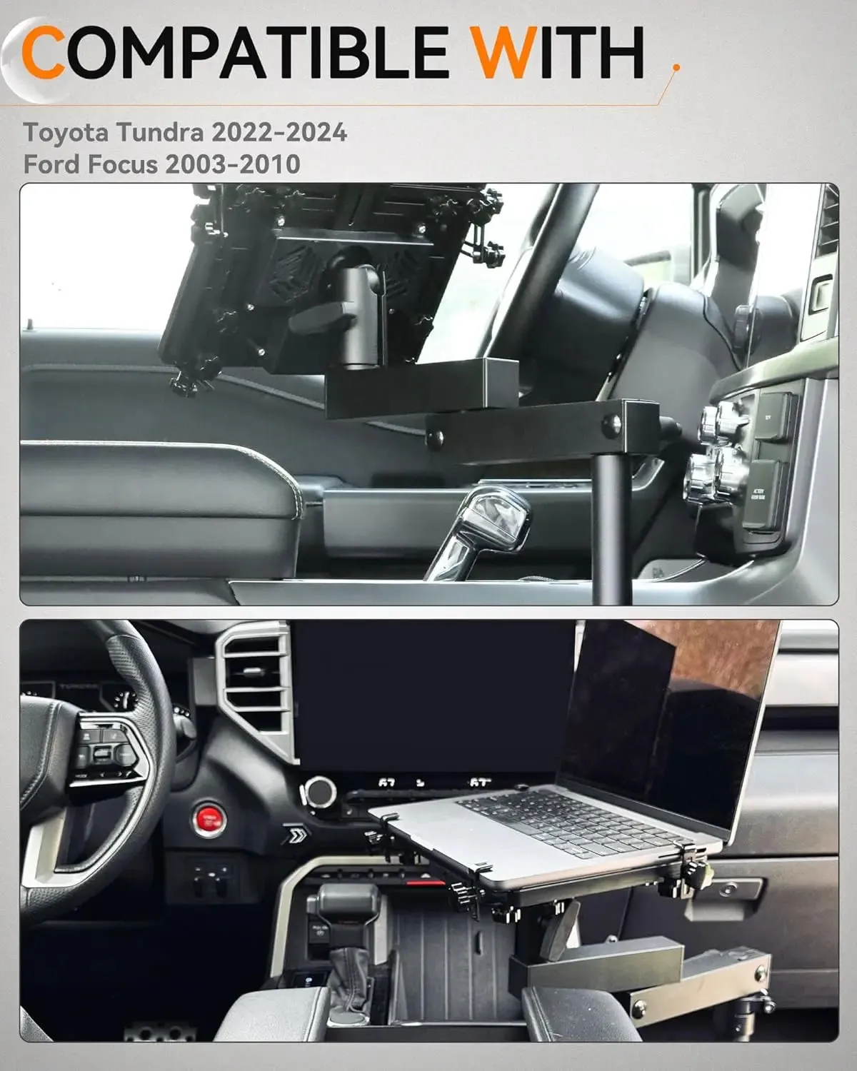 Van Laptop Mount Fit for Toyota Tundra/ Ford Focus