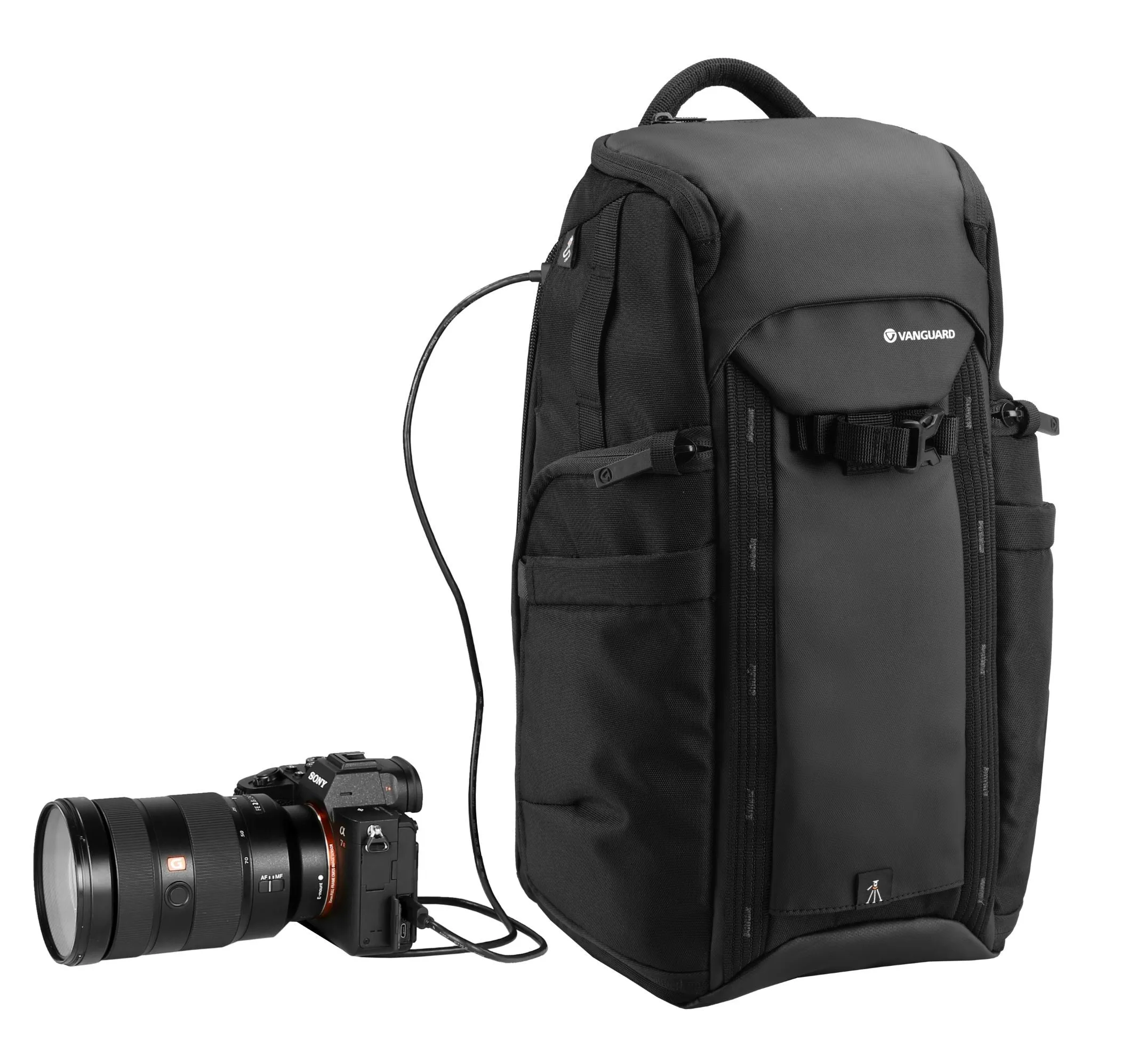 VEO Adaptor R48 Black Camera Backpack w/ USB Port - Rear Access