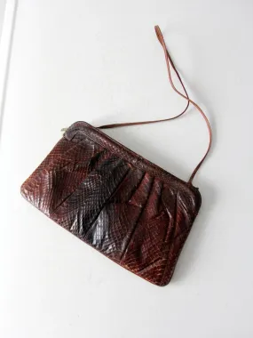 vintage Palizzio snakeskin purse