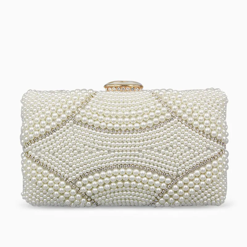 Violeta Pearl Clutch Bag