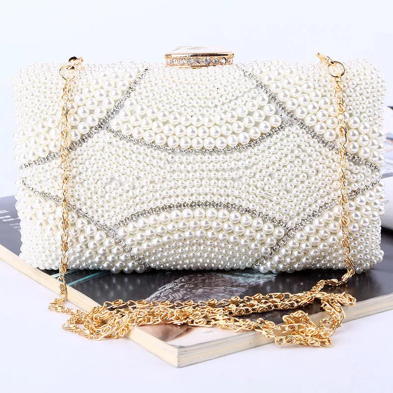 Violeta Pearl Clutch Bag