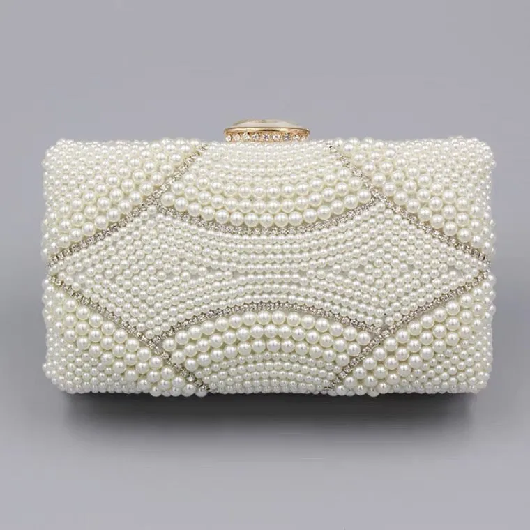 Violeta Pearl Clutch Bag