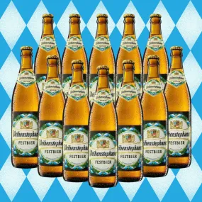 Weihenstephaner Festbier 500ml Bottles - 5.8% ABV (12 Pack)