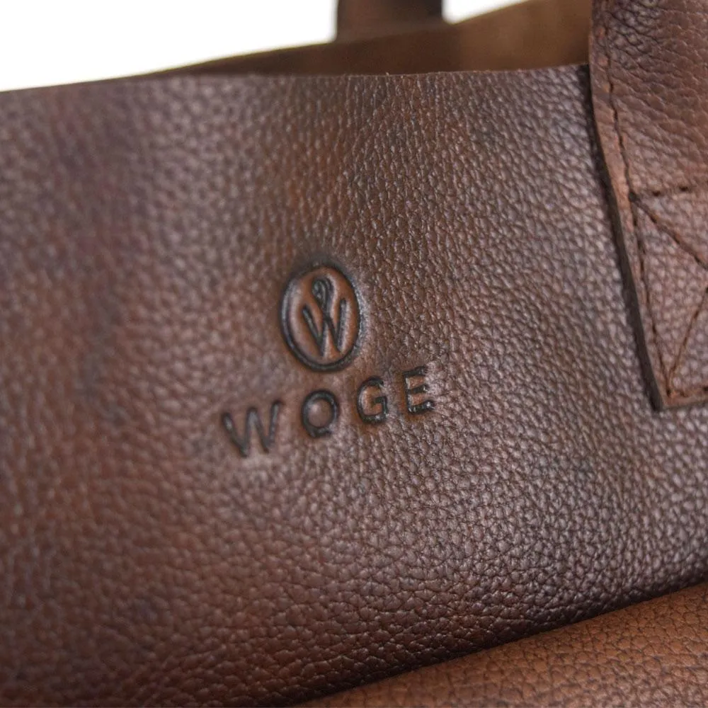 Western Bag in Rustic Brown Leather - Not Concealed - FINAL SALE NO EXCHANGE