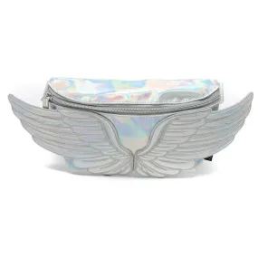 Wings ultra slim fanny pack silver