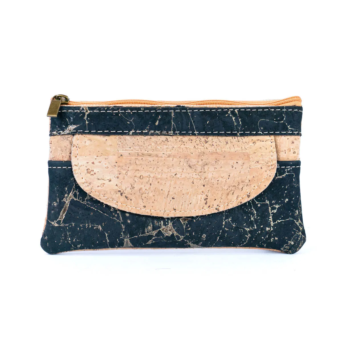 Women's Cork Coin Purse - Eco-Friendly and Stylish BAGP-017-MIX-4（4units）