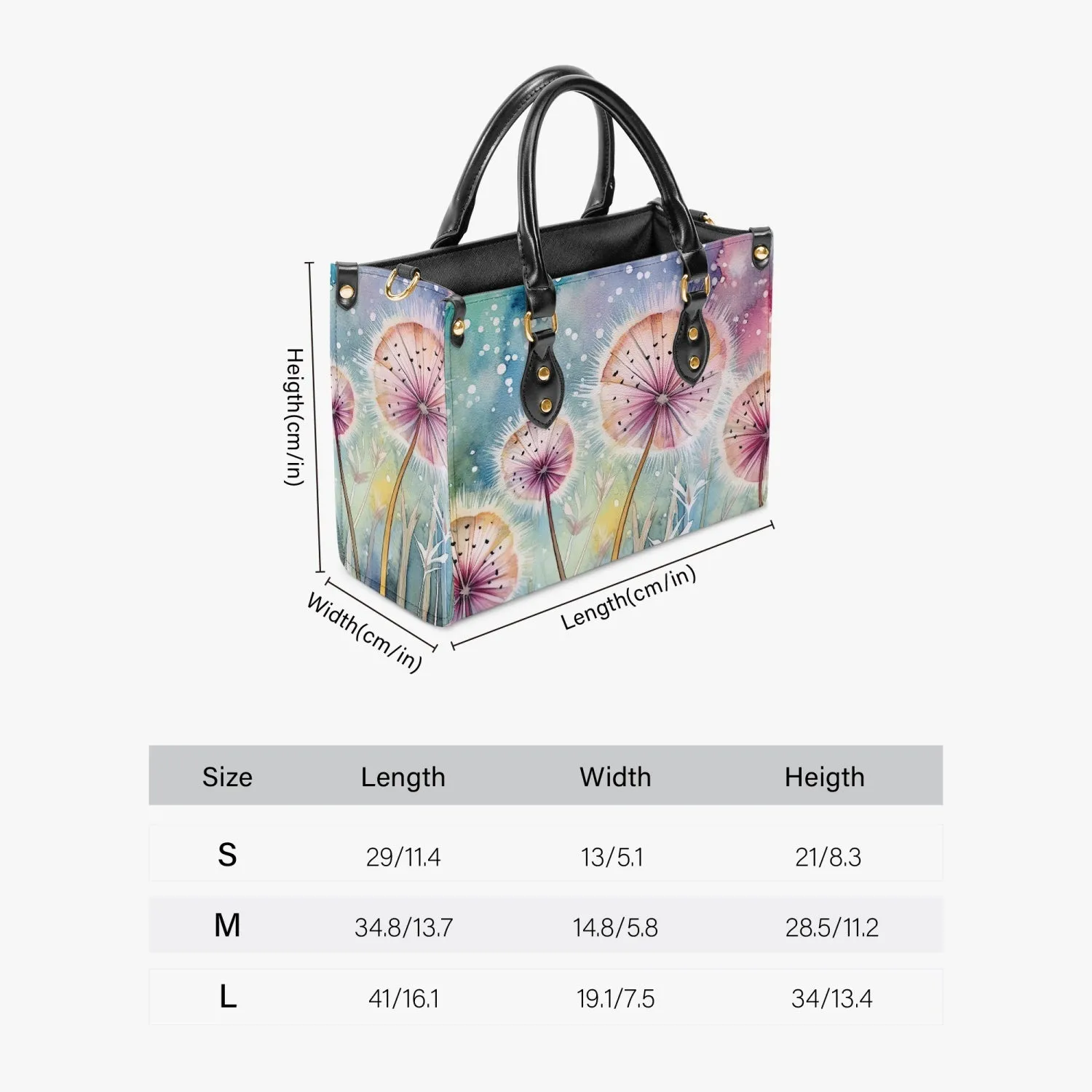 Women's Tote Bag - Floral - Dandelions