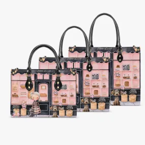 Women's Tote Bag - Shopping in Paris - Pàtisserie