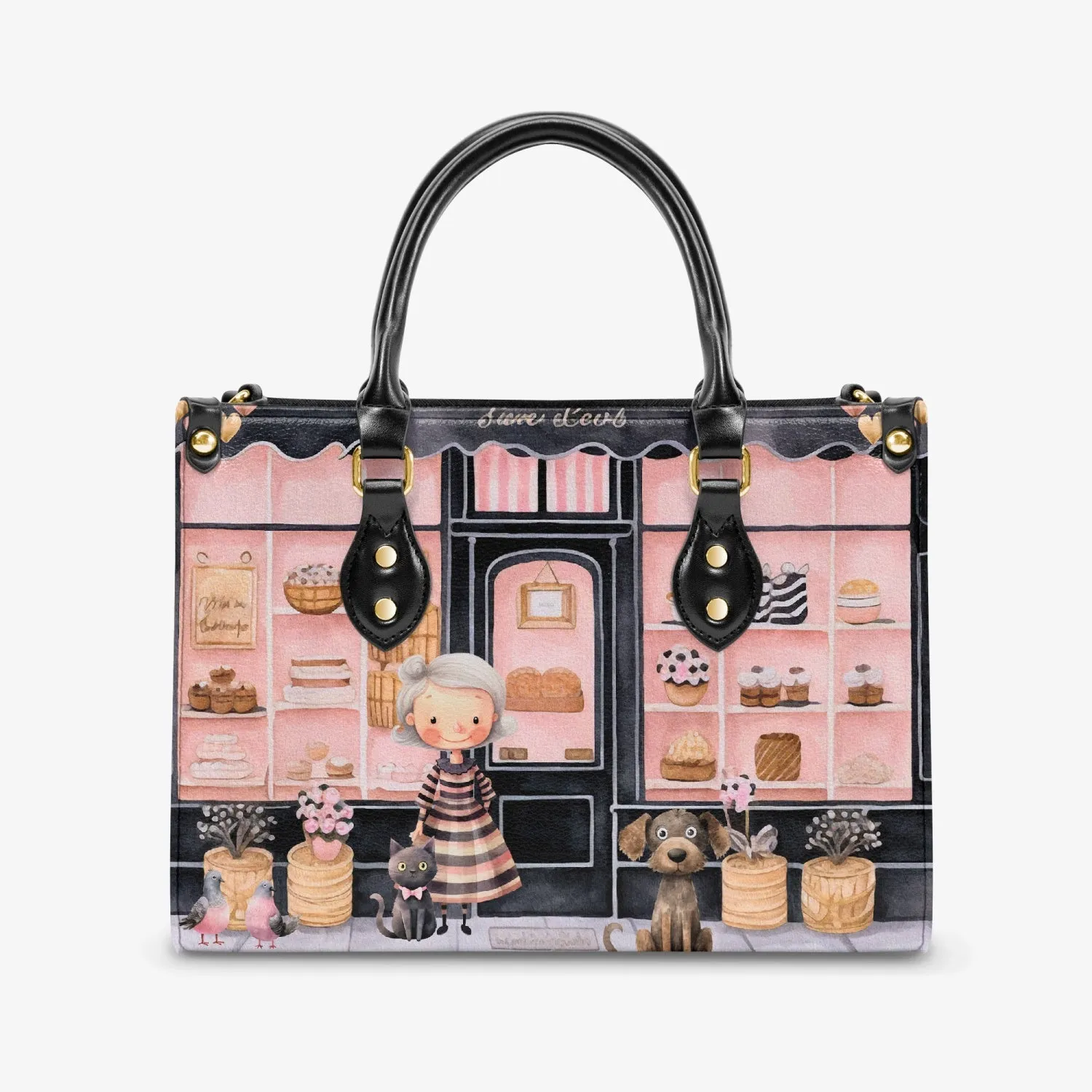 Women's Tote Bag - Shopping in Paris - Pàtisserie