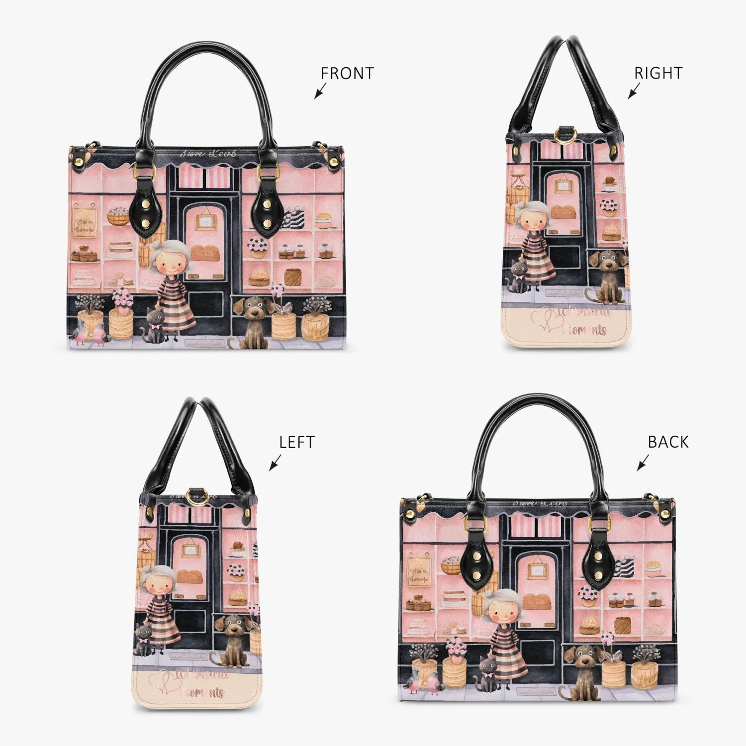 Women's Tote Bag - Shopping in Paris - Pàtisserie