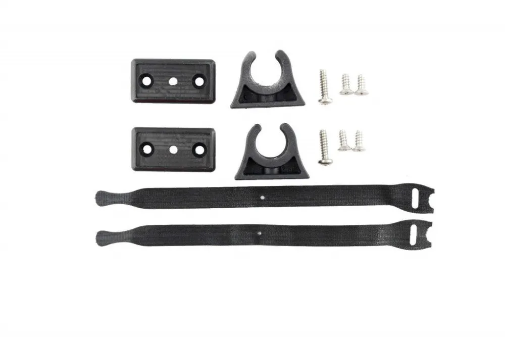 YakAttack Deluxe ParkNPole Clip Kit with Anti-Pivot Mounting Base and Security Straps